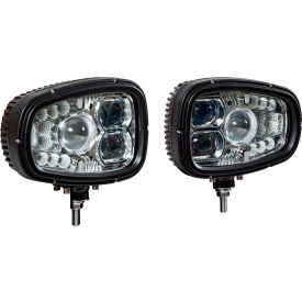 Universal Heated LED Snow Plow Headlights