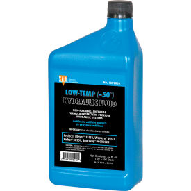 Low-Temperature Blue Hydraulic Fluid (1 Quart Bottle)