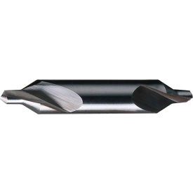#6 HS Bright 60 Degree Angle Plain Type Stub Length Center Drill (7/32x1/2x3)