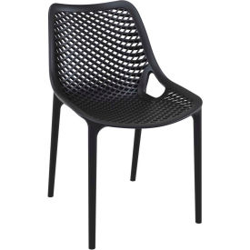 Outdoor Dining Chair, Black