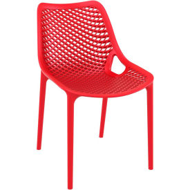 Outdoor Dining Chair, Red