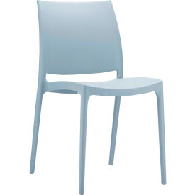 Siesta Maya Resin Dining Chair, Silver