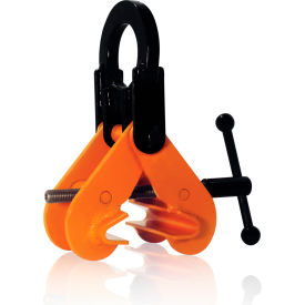 Vertical Lifting/Suspension Beam Clamp, 5 Ton Capacity, 6 to 9-1/2" Flange Width, Steel