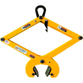 Vertical Concrete Pressure Tong with Urethane Pads, 1100 Lbs Capacity, 1-3/16" - 5-1/2" Grip Range