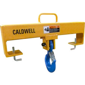 Fork Lift Beam, Double Fork, Single Fixed Hook, 4,000lb.