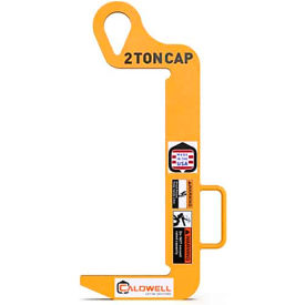 Strong-bac Narrow Coil C-Hook, 4000 Lbs. Capacity, Yellow, 8" Max Coil Width