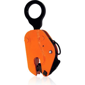 Vertical Plate Clamp, Orange, Steel, 6000 Lbs Capacity, 1-1/4" Opening