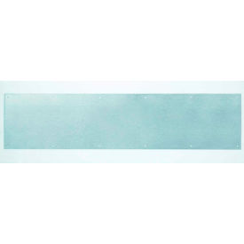Rectangular Kick Plate, 34"L x 34"W x 5/100"H, 48" Dia, Satin Stainless Steel