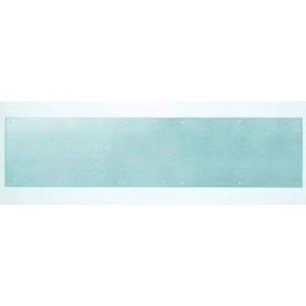 Rectangular Kick Plate, 35"L x 8"W x 5/100"H, 36" Dia, Satin Stainless Steel
