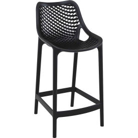 Siesta Air Resin Counter Stool, Black