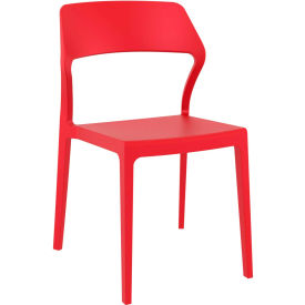 Outdoor Dining Chair, Red