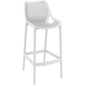 Siesta Air Resin Bar Stool, White