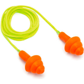 Corded Reusable Earplugs in Plastic Carrying Case - Pkg Qty 30