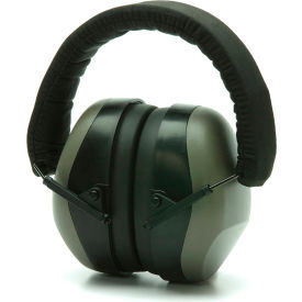 Low Profile Foldaway Earmuffs, Gray, NRR 26dB, Individually Packaged