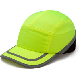Hi-Vis Lime Baseball Bump Cap