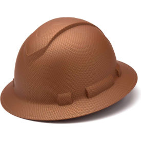Full Brim Hard Hat, Mate Copper Pattern, 4-Point Ratchet Suspension