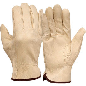Pigskin Leather Driver's Gloves with Keystone Thumb, Size XL
