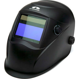 Leadhead Auto-Darkening Welding Helmet - Manual, 100x45mm, Matte Black