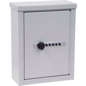 Wall Storage Cabinet W/ Combo Lock - Light Grey