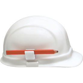 2010 Helmet Pencil Clip, White, Pack of 12