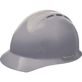 Americana Vented Cap with Accessory Slots, 4-Point Slide-Lock Suspension, Gray