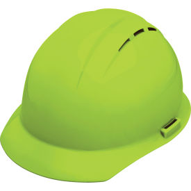 Americana Vented Cap w/ Accessory Slots, 4-Point Slide-Lock Suspension, Hi-Viz Lime