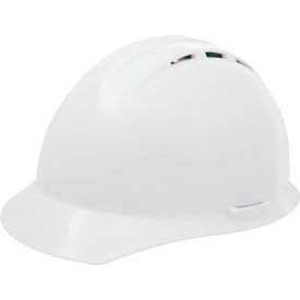 Americana Vented Cap with Accessory Slots, 4-Point Slide-Lock Suspension, White