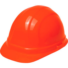 Omega II Cap with Accessory Slots, 6-Point Mega Ratchet Suspension, Hi-Viz Orange