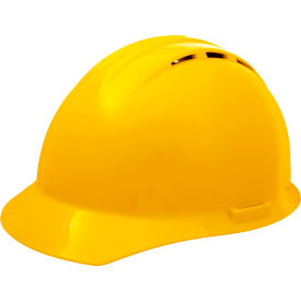Americana Vented Cap with Accessory Slots, 4-Point Slide-Lock Suspension, Yellow