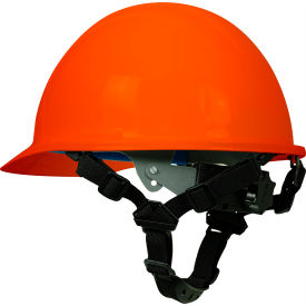 Americana Cap with Accessory Slots, 4-Point Mega Ratchet & Chin Strap, Orange