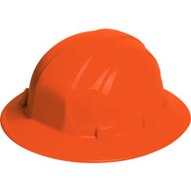 Omega II Full Brim Cap, 6-Point Slide-Lock Suspension, Orange