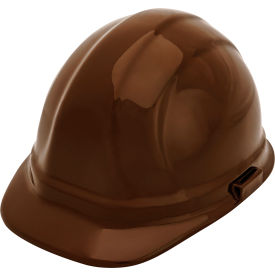 Omega II Cap with Accessory Slots, 6-Point Slide-Lock Suspension, Brown