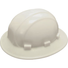Omega II® Glo-Mega® Full Brim Cap, 6-Point Mega Ratchet® Suspension, White