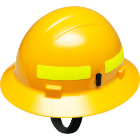 Americana Wildlands Full Brim Helmet, 4-Point Mega Ratchet Suspension, Yellow