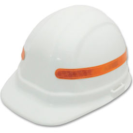 High Gloss Retroreflective Strip, ANSI, 22"L x 1/2"W, Orange, 7 Strips per Sheet
