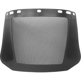 8191 Face Screen, Steel Mesh, 9-1/2"L x 15-1/2"W, Gray/Black