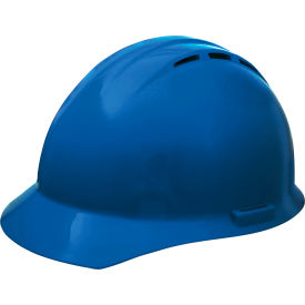 Americana Vented Cap with Accessory Slots, 4-Point Slide-Lock Suspension, Blue