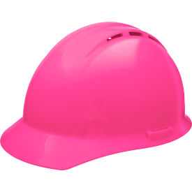 Americana Vented Cap with Accessory Slots, 4-Point Mega Ratchet Suspension, Hi-Viz Pink