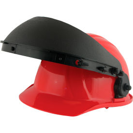 E15 Face Shield Carrier w/ Attachments For Omega II, Americana & Liberty Caps, Black