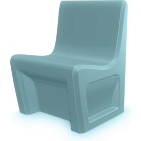 Sentinel Chair, Rectangular, 24"W x 24"L, Blue/Gray/Access Door