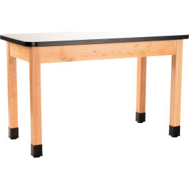 Wood Science Lab Table, 30 X 72 X 30, Whiteboard Top