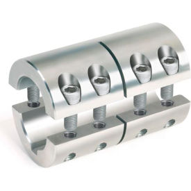 Industry Standard Clamping Coupling w/Keyway, 7/8", Stainless Steel
