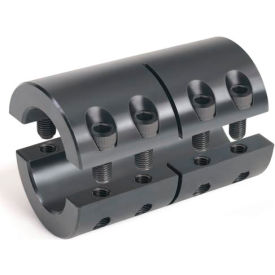 2-Piece Industry Standard Clamping Couplings, 1", Black Oxide Steel