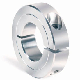 One-Piece Clamping Collar Recessed Screw, 2", Aluminum