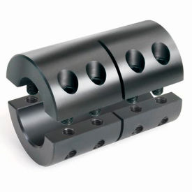 Two-Piece Clamping Couplings Recessed Screw, 2", Black Oxide Steel