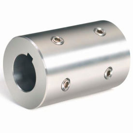 Rigid Coupling 4 Set Screws 2 at 90, 1/2", Stainless Steel