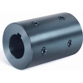 Rigid Coupling 4 Set Screws 2 at 90, 7/8 Inch, Black Oxide Steel