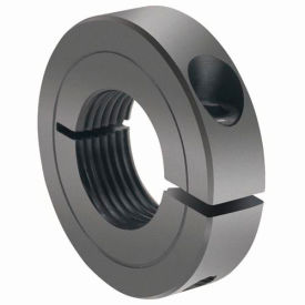 One-Piece Threaded Clamping Collar, Black Oxide Steel, TC-075-10