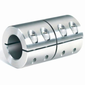 One-Piece Industry Standard Clamping Couplings, 1/4", Aluminum