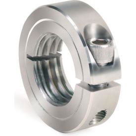 One-Piece Threaded Clamping Collar, Stainless Steel, 025-20